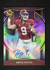 Bryce Young [Autograph] #BI-1 Football Cards 2022 Bowman Chrome University Invicta Prices