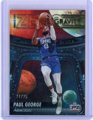 Paul George [Hyper Green] Basketball Cards 2022 Panini Hoops Zero Gravity Prices