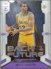 Magic Johnson #10 Basketball Cards 2023 Donruss Elite Back to the Future Prices