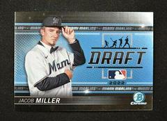 Jacob Miller #BDN-7 Baseball Cards 2022 Bowman Draft Night Prices