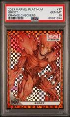 Groot [Orange Checkers] #37 Marvel 2023 Upper Deck Platinum Prices