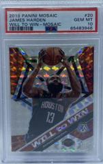 James Harden Basketball Cards 2019 Panini Mosaic Will to Win Prices
