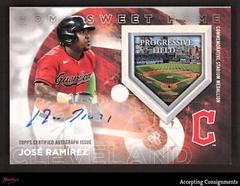 Jose Ramirez #HSHA-JR Baseball Cards 2024 Topps Home Sweet Home Stadium Medallions Autograph Prices
