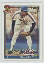 Alejandro Pena #544 Baseball Cards 1991 Topps Desert Shield Prices