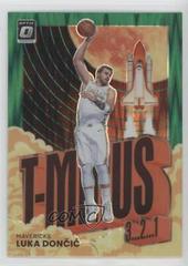 Luka Doncic [Green Shock] #7 Basketball Cards 2021 Panini Donruss Optic T Minus 3 2 1 Prices