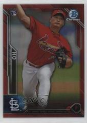 Seung Hwan Oh [Red Refractor] #15 Baseball Cards 2016 Bowman Chrome Prices