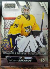 Yaroslav Askarov Hockey Cards 2023 O-Pee-Chee Platinum Preview Prices
