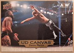 Dante Martin [Gold] Wrestling Cards 2022 Upper Deck AEW UD Canvas Prices