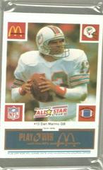 Dan Marino [Blue] Football Cards 1986 McDonald's All Stars Prices