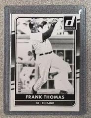 Frank Thomas [Test Proof Black] Baseball Cards 2016 Panini Donruss Prices