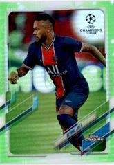 Neymar Jr [Neon Green Bubbles] Soccer Cards 2020 Topps Chrome UEFA Champions League Prices