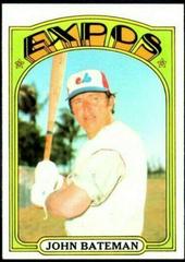 John Bateman #5 Baseball Cards 1972 Topps Prices