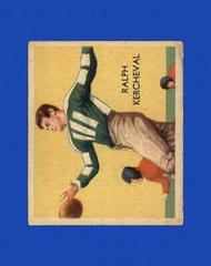 Ralph Kercheval Football Cards 1935 National Chicle Prices