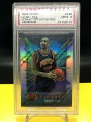 Grant Hill [Refractor w/ Coating] #240 Basketball Cards 1994 Finest Prices