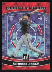 Chipper Jones [Red] Baseball Cards 2023 Panini Donruss Locked and Loaded Prices