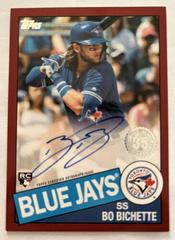 Bo Bichette [Red] #85A-BB Baseball Cards 2020 Topps 1985 35th Anniversary Autographs Prices