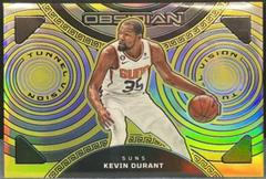Kevin Durant [Yellow Flood] #13 Basketball Cards 2022 Panini Obsidian Tunnel Vision Prices