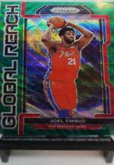 Joel Embiid [Green Wave] #2 Basketball Cards 2021 Panini Prizm Global Reach Prices