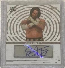 CM Punk #A-CM Wrestling Cards 2010 Topps WWE Autographs Prices