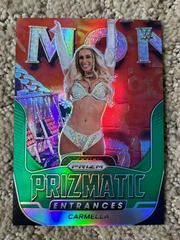 Carmella [Green Prizm] Wrestling Cards 2022 Panini Prizm WWE Prizmatic Entrances Prices