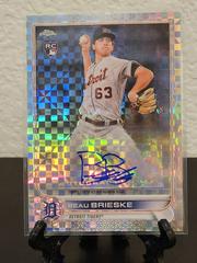 Beau Brieske [Xfractor] Baseball Cards 2022 Topps Chrome Update Autographs Prices
