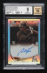 Christian Yelich [Sepia Refractor] Baseball Cards 2013 Topps Chrome Rookie Autograph Prices