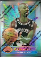 Sean Elliott [Refractor w/ Coating] #82 Basketball Cards 1994 Finest Prices