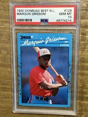 Marquis Grissom #128 Baseball Cards 1990 Donruss Best NL Prices