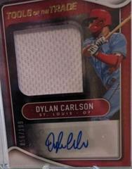 Dylan Carlson Baseball Cards 2022 Panini Absolute Tools of the Trade Jumbo Swatch Signatures Prices