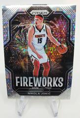 Nikola Jokic [Silver] #18 Basketball Cards 2022 Panini Prizm Fireworks Prices