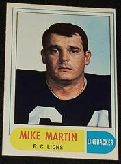 Mike Martin Football Cards 1968 O Pee Chee CFL Prices