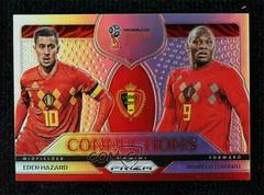 Romelu Lukaku, Eden Hazard [Silver Prizm] Soccer Cards 2018 Panini Prizm World Cup Connections Prices