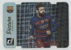 Gerard Pique [Press Proof Die Cut] Soccer Cards 2016 Panini Donruss Picture Perfect Prices