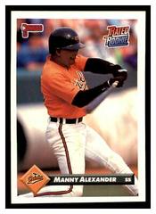 Manny Alexander #11 Baseball Cards 1993 Donruss Prices