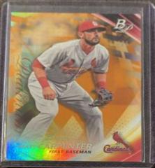Matt Carpenter [Orange] #7 Baseball Cards 2017 Bowman Platinum Prices