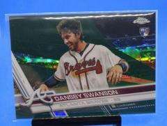 Dansby Swanson [Horizontal Green] #8 Baseball Cards 2017 Topps Chrome Prices
