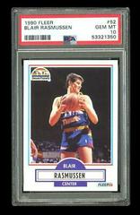 Blair Rasmussen #52 Basketball Cards 1990 Fleer Prices