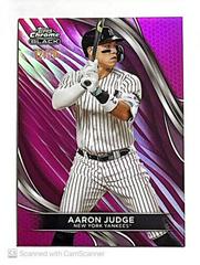 Aaron Judge [Magenta Refractor] #100 Baseball Cards 2024 Topps Chrome Black Prices
