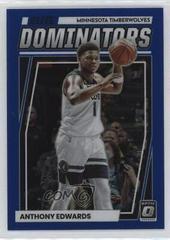 Anthony Edwards [Blue] #23 Basketball Cards 2022 Panini Donruss Optic Elite Dominators Prices
