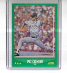 Pat Clements #389 Baseball Cards 1988 Score Prices