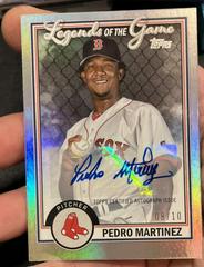 Pedro Martinez [Autograph] #LG-29 Baseball Cards 2023 Topps Legends of the Game Prices