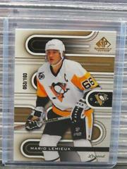 Mario Lemieux [Gold] #122 Hockey Cards 2022 SP Game Used Prices