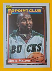 Moses Malone Basketball Cards 1992 Topps Prices
