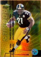 Amos Zereoue [Gold Refractor] #155 Football Cards 1999 Topps Finest Prices