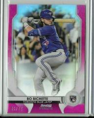 Bo Bichette [Pink Refractor] #BSR-56 Baseball Cards 2020 Bowman Sterling Prices