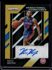 Bruce Brown [Gold Prizm] #RSBRN Basketball Cards 2018 Panini Prizm Rookie Signatures Prices
