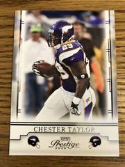 Chester Taylor #55 Football Cards 2008 Playoff Prestige Prices