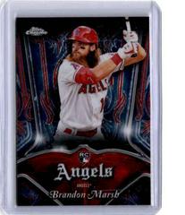 Brandon Marsh [Orange] Baseball Cards 2022 Topps Chrome Logofractor Club Plaques Prices