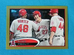 Mike Trout [Gold] Baseball Cards 2012 Topps Mini Prices