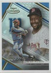 Kirby Puckett [Class 3 Blue] #37 Baseball Cards 2021 Topps Gold Label Prices